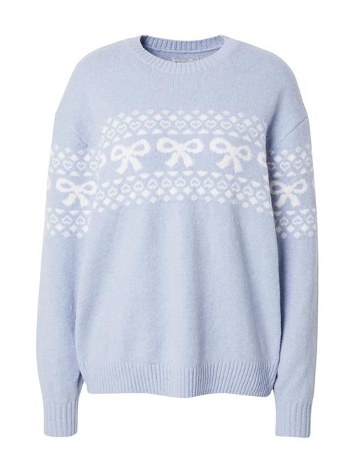 HOLLISTER Pullover  lyseblå / hvid