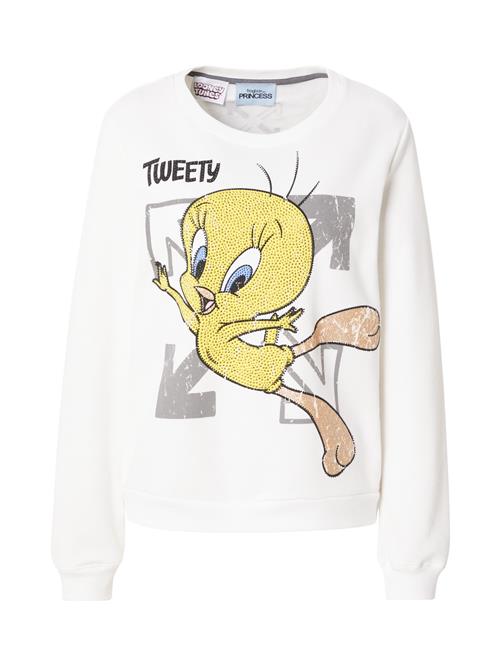 Se Frogbox Sweatshirt 'Tweety'  gul / grå / sort / hvid ved About You