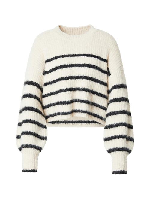 co'couture Pullover 'Coralie'  sort / offwhite