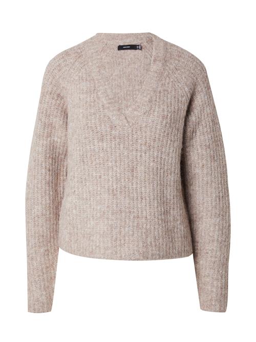 VERO MODA Pullover 'VMAWSOME'  beige-meleret