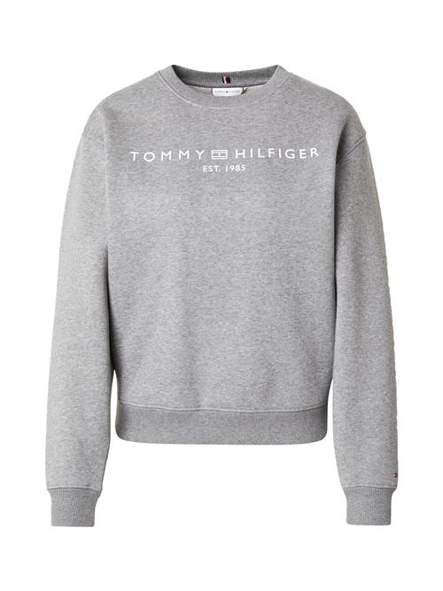 TOMMY HILFIGER Sweatshirt  grå-meleret / hvid