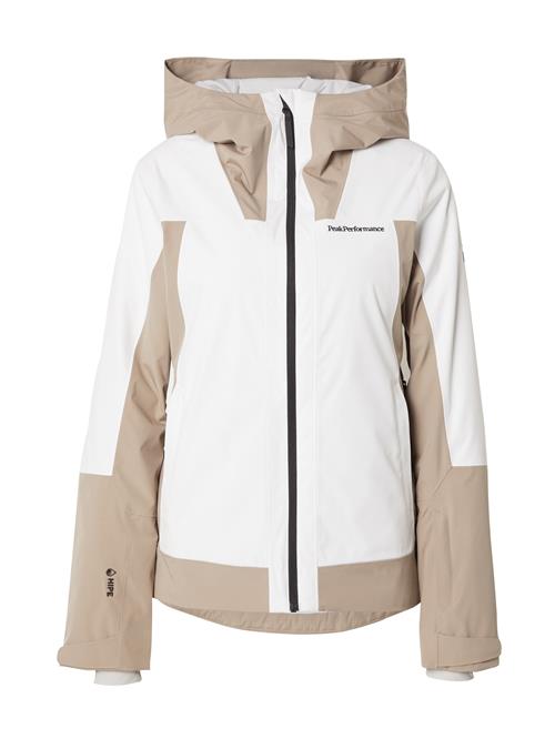 PEAK PERFORMANCE Sportsjakke 'Rider Tech'  beige / sort / hvid