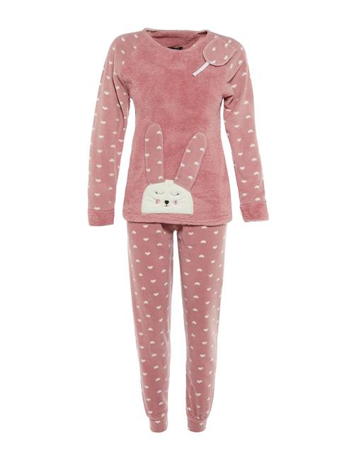 Trendyol Pyjamas  pink / lyserød / sort / hvid