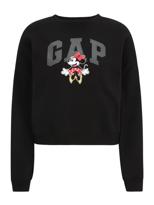 Gap Petite Sweatshirt 'MINNIE'  mørkegrå / rød / sort / hvid