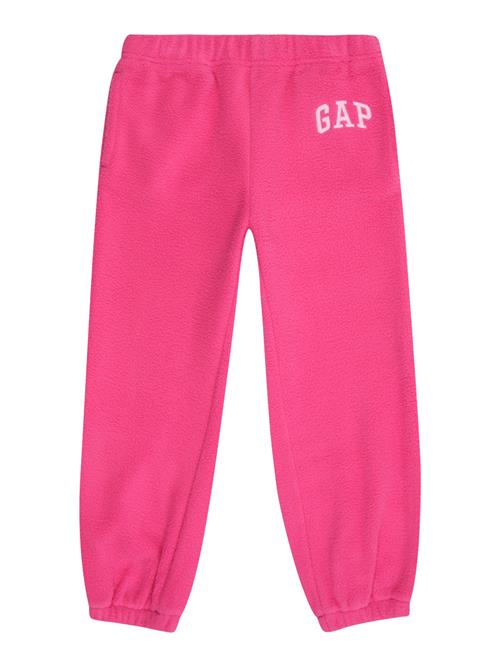 GAP Bukser  pink / hvid