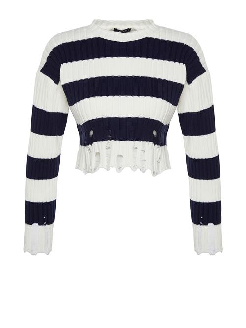 Se Trendyol Pullover  beige / mørkeblå ved About You