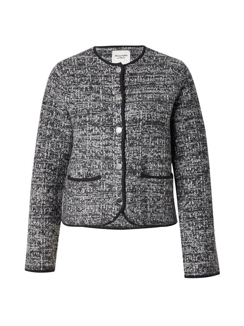 Abercrombie & Fitch Cardigan  sort-meleret / hvid