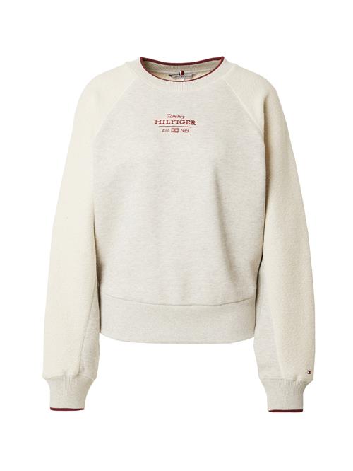 TOMMY HILFIGER Sweatshirt 'REG'  creme / hvid