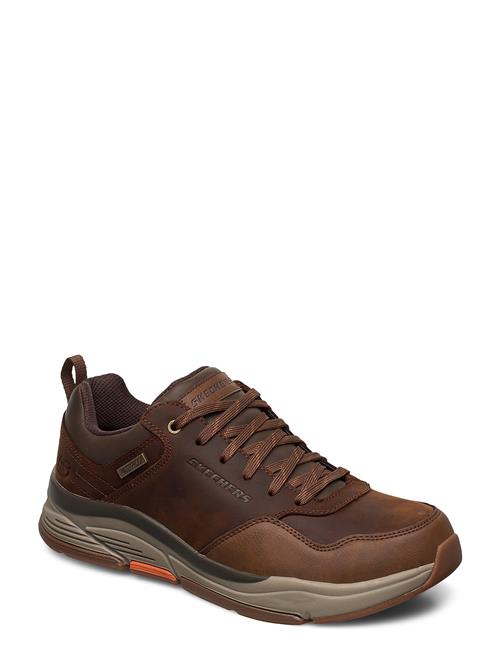 Skechers Mens Relaxed Fit Benago - Waterproof Skechers Brown