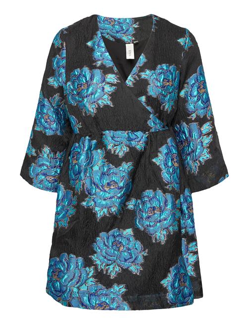 YAS Yasrosies 3/4 Wrap Dress - Show YAS Patterned