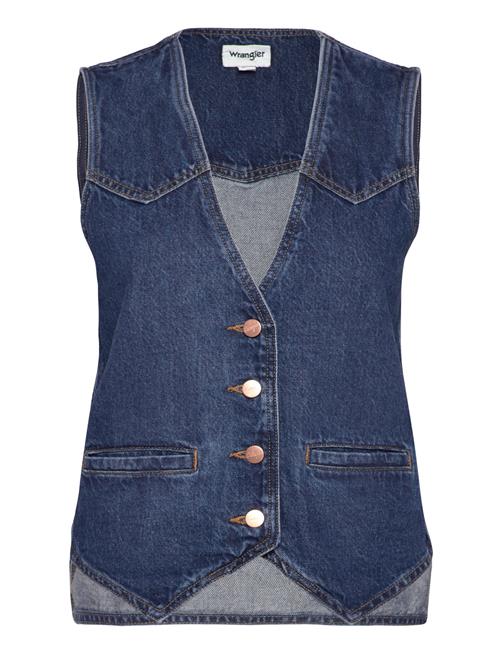 Wrangler Slim Vest Wrangler Blue