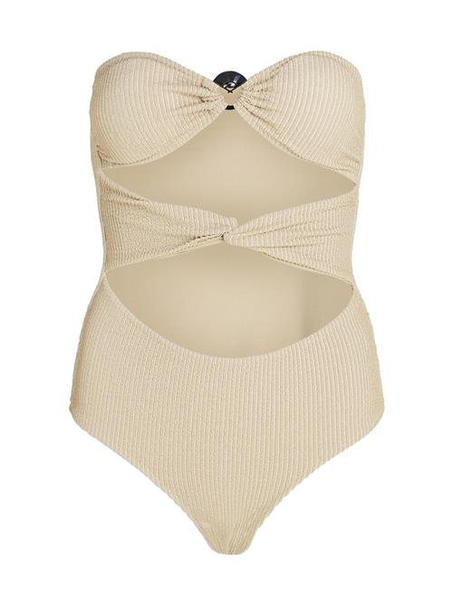 Karl Lagerfeld Badedragt 'Dna Strapless'  beige