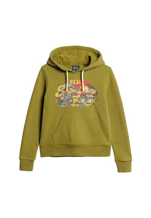 Superdry Sweatshirt 'Tokyo'  gul / grå / oliven / rød