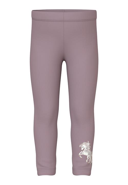 NAME IT Leggings 'NMFDAVINA'  lysviolet / offwhite