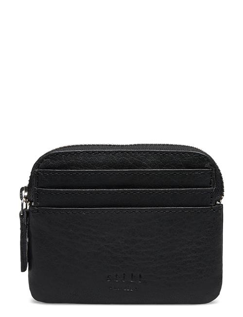 Stillheat Credit Card Holder W/Zip Still Nordic Black