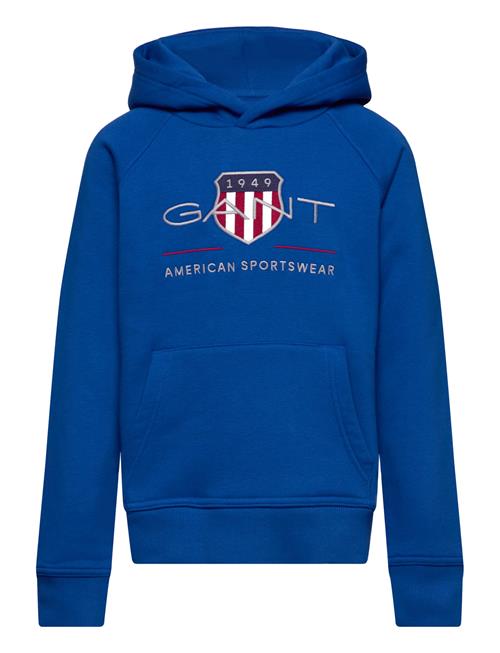 GANT Archive Shield Hoodie GANT Blue