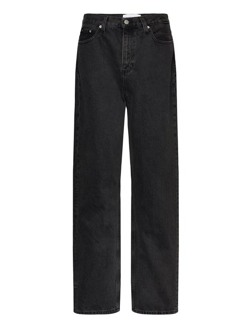 Calvin Klein Jeans High Rise Straight Calvin Klein Jeans Black