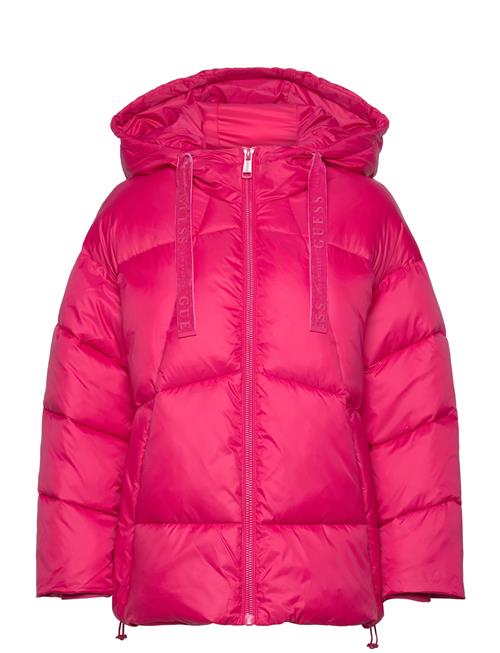 GUESS Jeans Letizia Hooded Puffa GUESS Jeans Pink