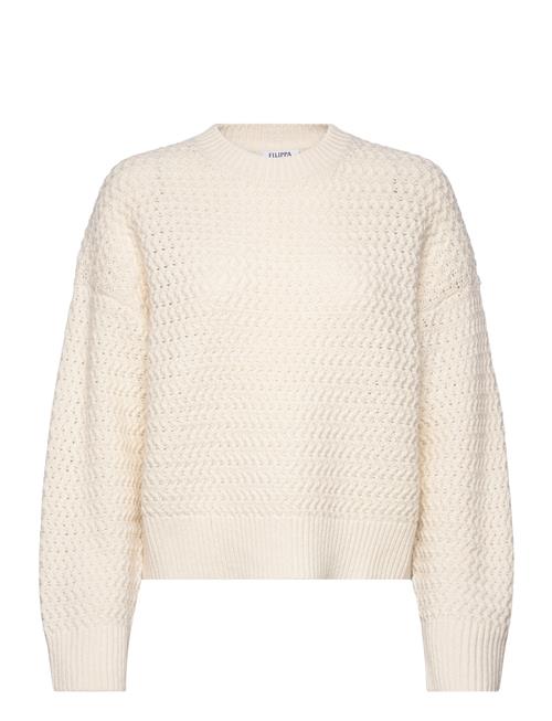 Filippa K Zig Zag Sweater Filippa K Cream