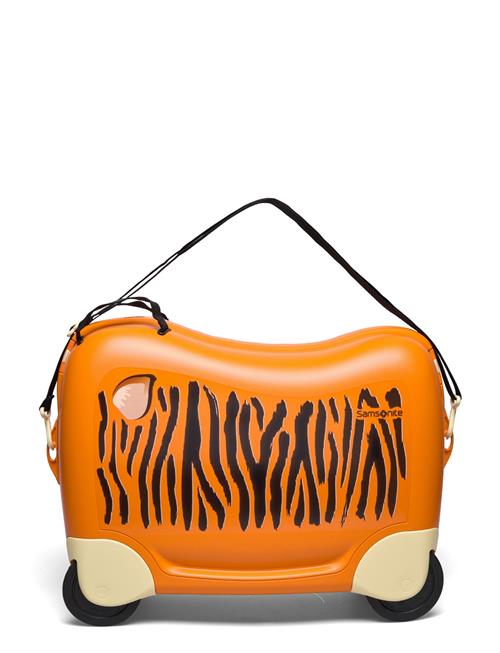 Samsonite Dream2Go Ride-On Suitecase Dinosaur. D Samsonite Orange