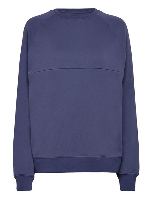 Boob Nursing Sweatshirt Boob Blue