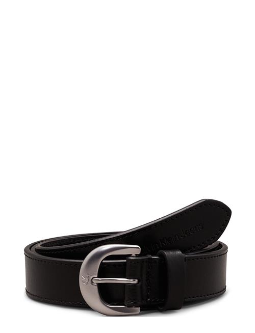 Calvin Klein Classic Round Lthr Belt 25Mm Calvin Klein Black