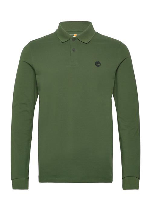 Timberland Millers River Ls Millers River Pique Polo Black Forest Green Timberland Green