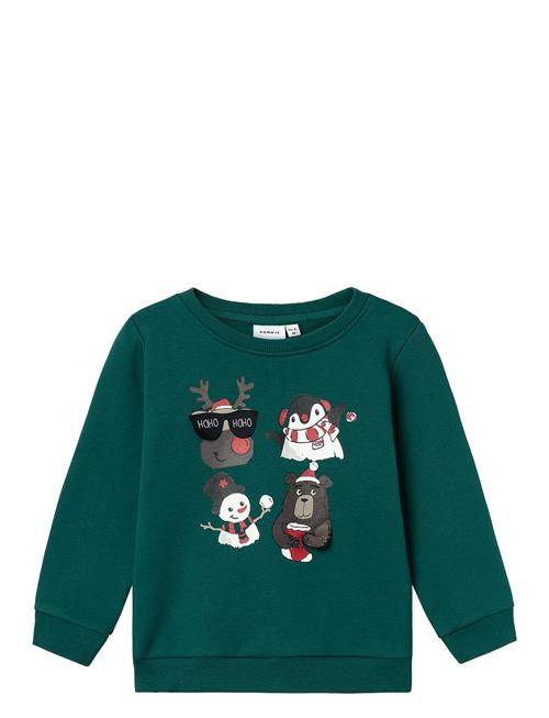 Nmmrsanta Nreg Sweat Bru Box Name It Green