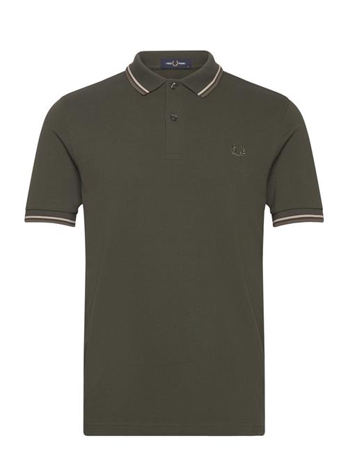 Fred Perry Twin Tipped Fp Shirt Fred Perry Green