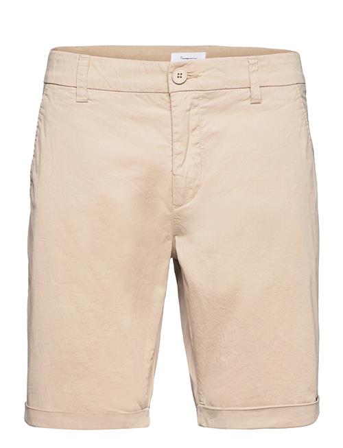 Knowledge Cotton Apparel Chuck Regular Chino Poplin Shorts - Knowledge Cotton Apparel Beige