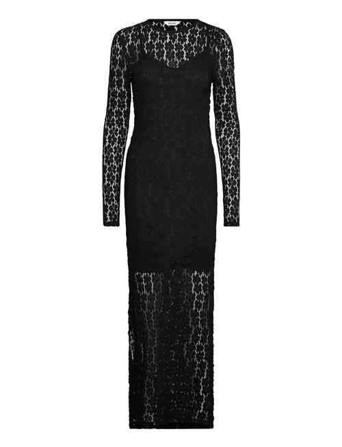 Vero Moda Vmivania Ls O-Neck Ankle Lace Dress Vma Vero Moda Black