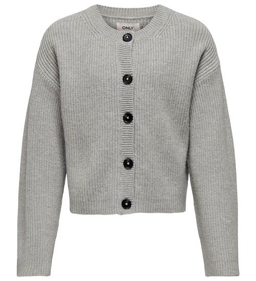 Kids Only Cardigan - Strik - KogKatia - Light Grey Melange