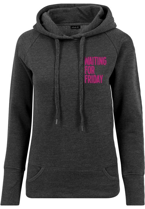 Merchcode Sweatshirt 'Waiting For Friday'  antracit / magenta