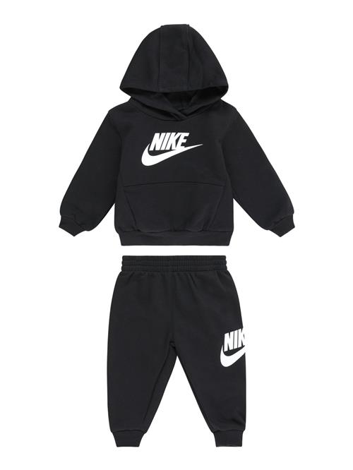 Nike Sportswear Joggingdragt 'CLUB FLEECE'  sort / hvid