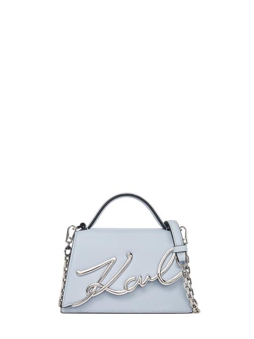 Se Karl Lagerfeld Håndtaske 'Signature 2.0'  opal / sølv ved About You
