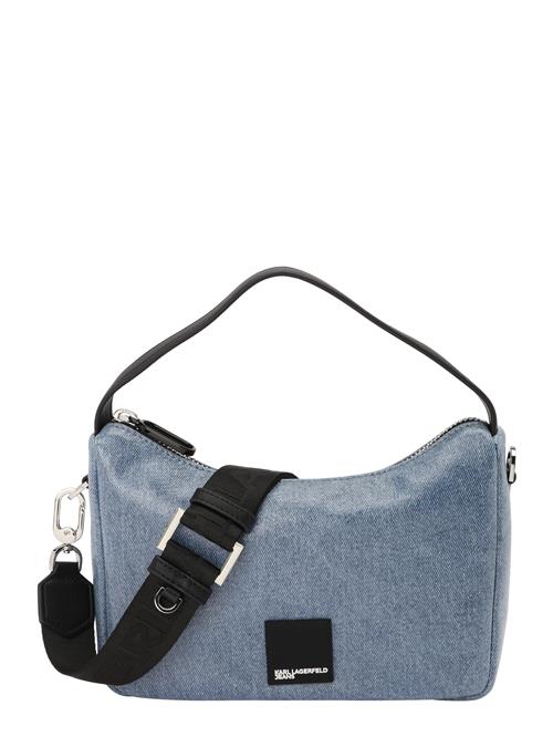 KARL LAGERFELD JEANS Skuldertaske  røgblå / sort