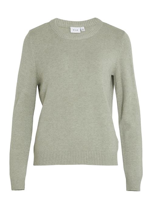 Vila Viril O-Neck L/S Knit Top - Noos Vila Green