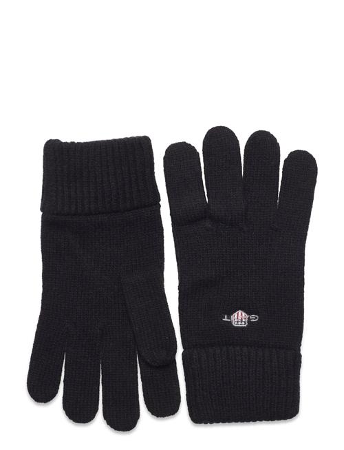 GANT Shield Wool Gloves GANT Black