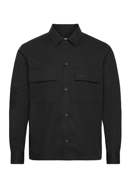 Calvin Klein Poplin Stretch Indoor Overshirt Calvin Klein Black