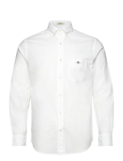 GANT Reg Cotton Linen Shirt GANT White