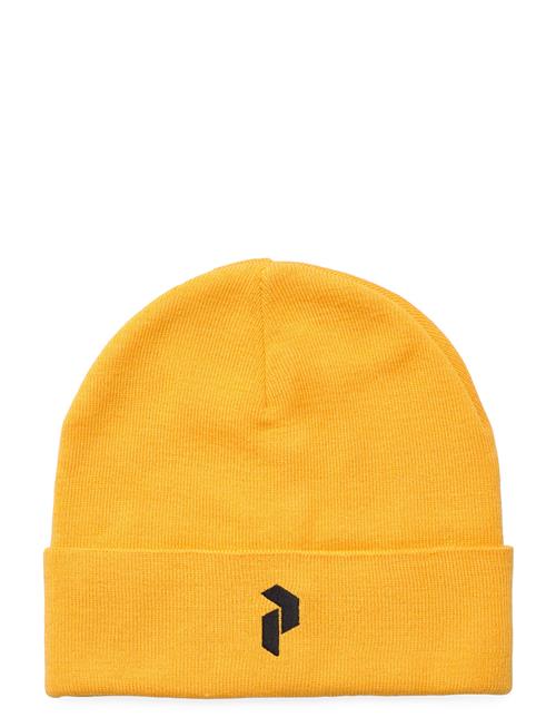 Logo Hat Peak Performance Yellow