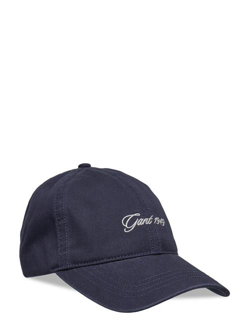 GANT Script Washed Cotton Cap GANT Navy