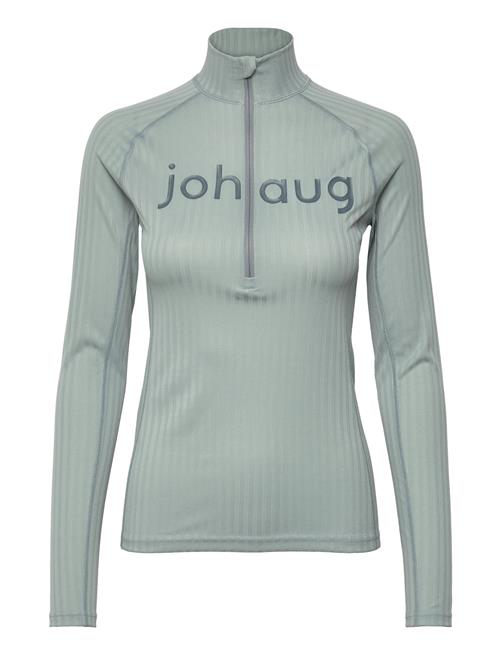 Rib Tech Half Zip Johaug Grey