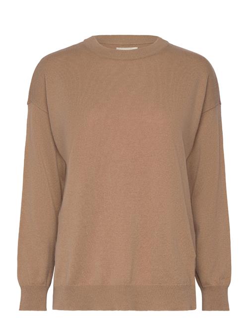 D1. Superfine Lambswool C-Neck GANT Beige