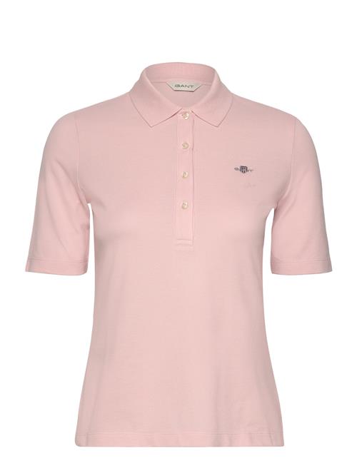 GANT Slim Shield Ss Pique Polo GANT Pink