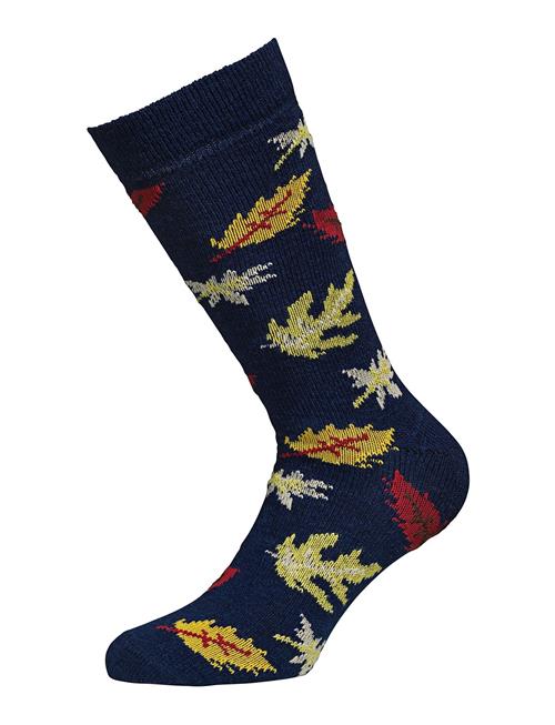 Alpacasocks&Co Fall Alpaca Leaves 1-Pack Alpacasocks&Co Navy