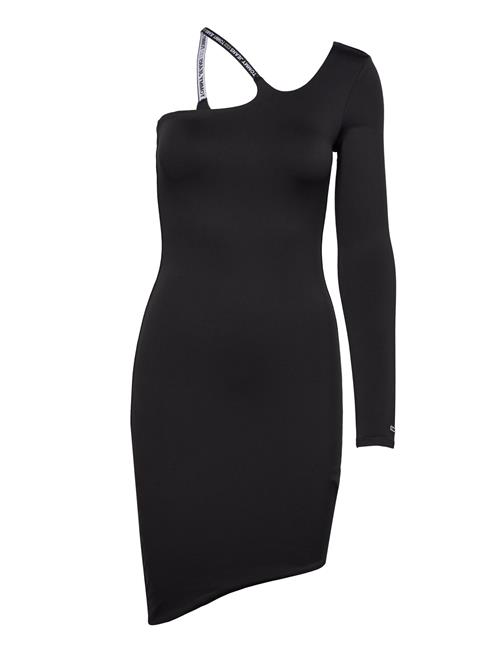 Tommy Jeans Tjw Logo Tape Bodycon Dress Tommy Jeans Black