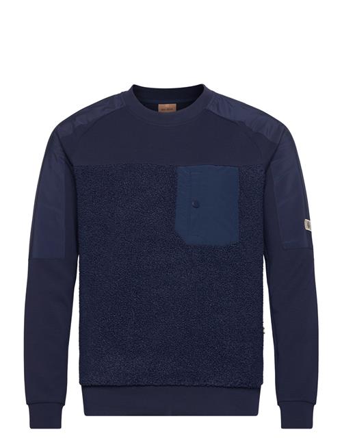 Mos Mosh Gallery Mmgglover Crew Sweat Mos Mosh Gallery Navy