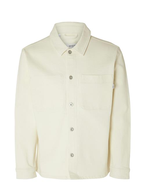 Selected Homme Slhjake 3411 Colored Overshirt W Selected Homme Cream