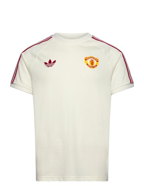 adidas Performance Manchester United Adicolor Classics 3 Stripe Tshirt Adidas Performance White